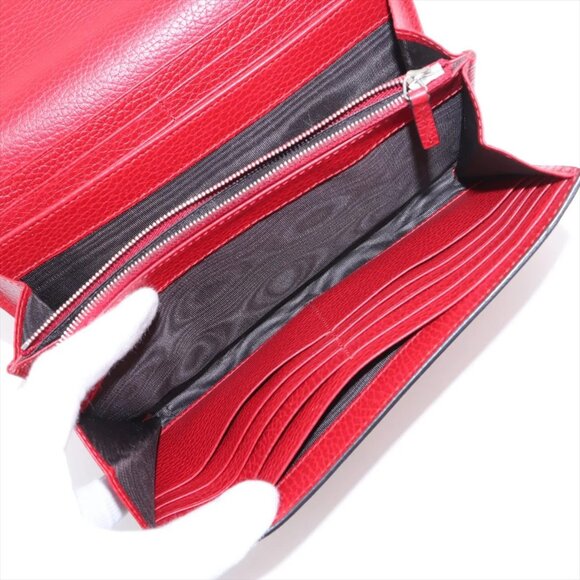 Gucci Dionysus Leather Chain Wallet Red 401231 - Picture 6 of 16